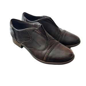 Earth Classic Brown Leather Booties Women’s Size 9